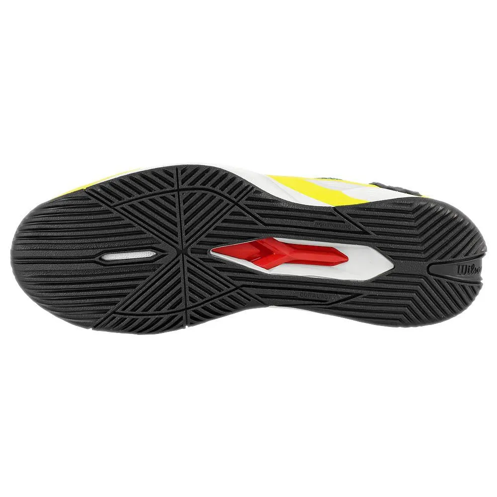 Wilson Men's Rush Pro Extra Duty - Black/Green Gecko Adaptive Fit Torque Control Frame