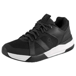 On Men's THE ROGER Clubhouse Pro - Black/White Flex support Impact Resistant Plate