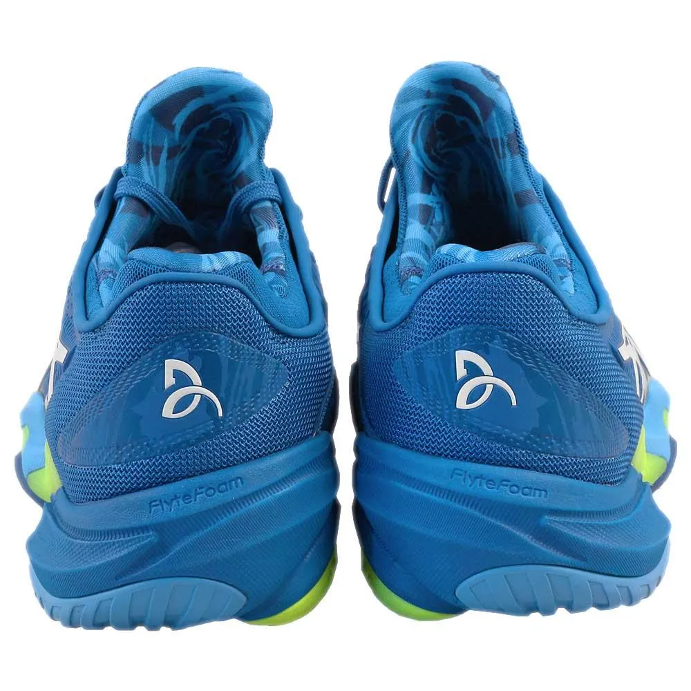 Asics Men's Court FF 3 Novak - Tuna Blue/White Anti Static Construction Urban Life