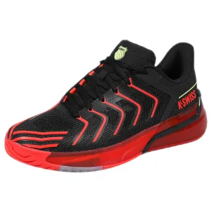 K-Swiss Men's Ultrashot 4 - Black/Neon Lava Non slip grip Temperature Regulating Liner
