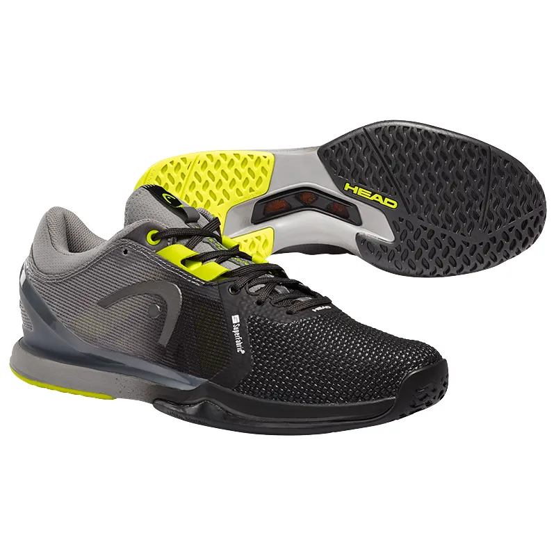 Exercise Ready Head Sprint 3.0 SF Tennis Shoes - Black/Yellow