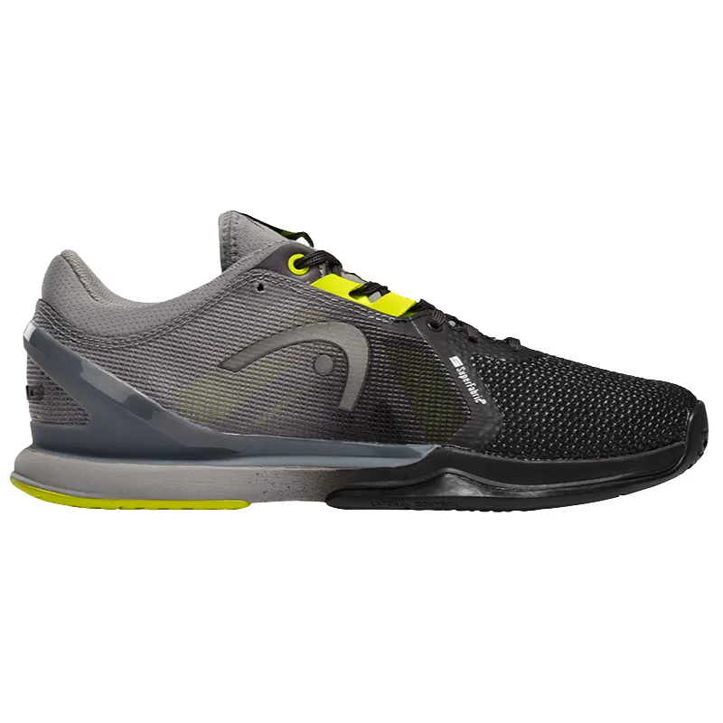 Workout Support Supportive Design Head Sprint 3.0 SF Tennis Shoes - Black/Yellow