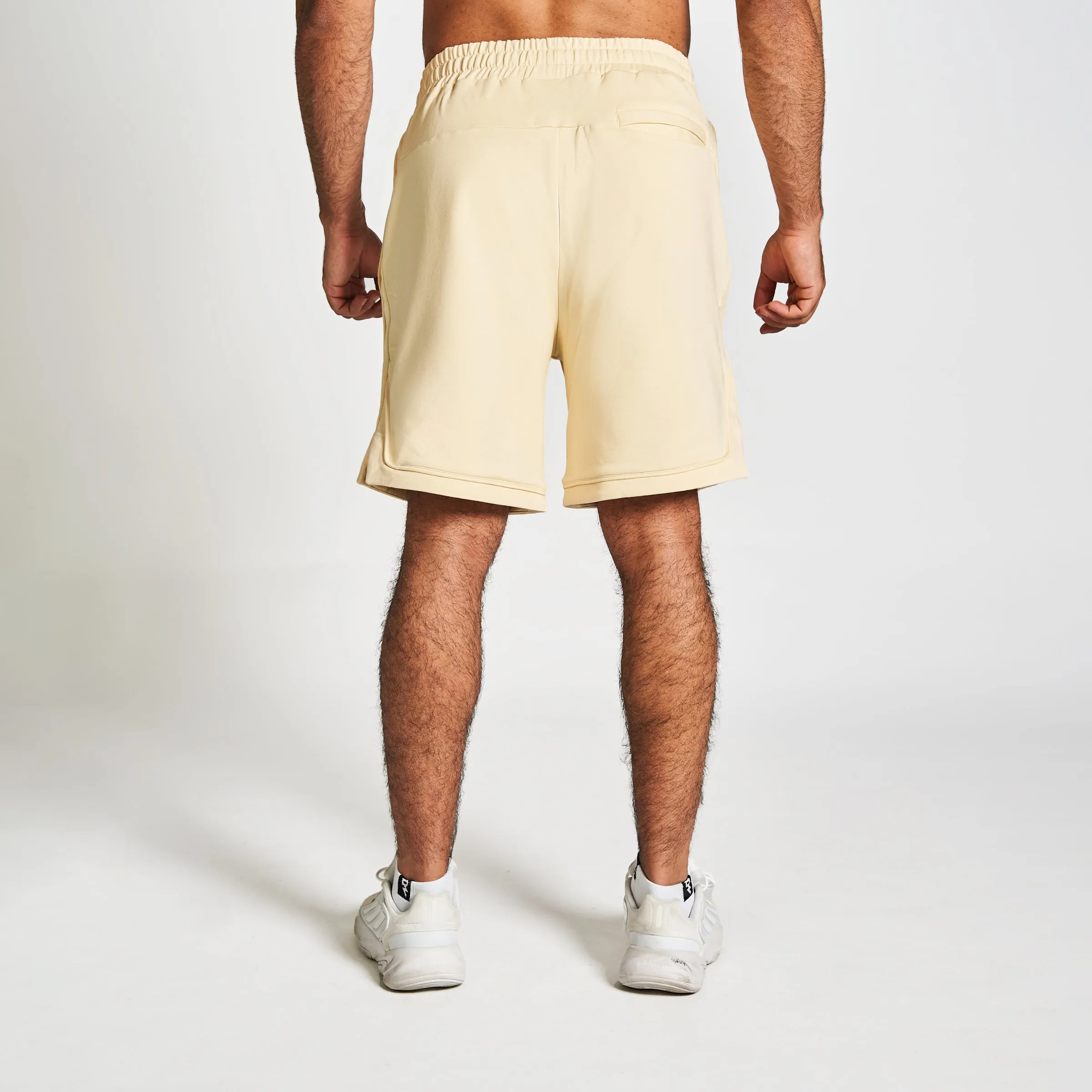 High-End Quality CASUAL SHORTS - Macadamia