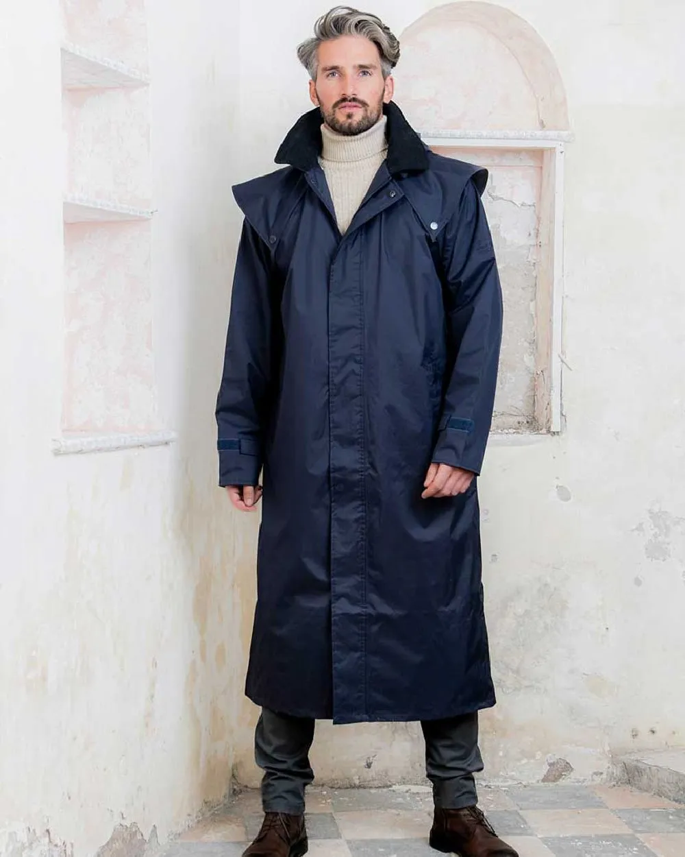 Jack Murphy Lambourne Mens Long Bush Coat ThermalRegulatingFabric