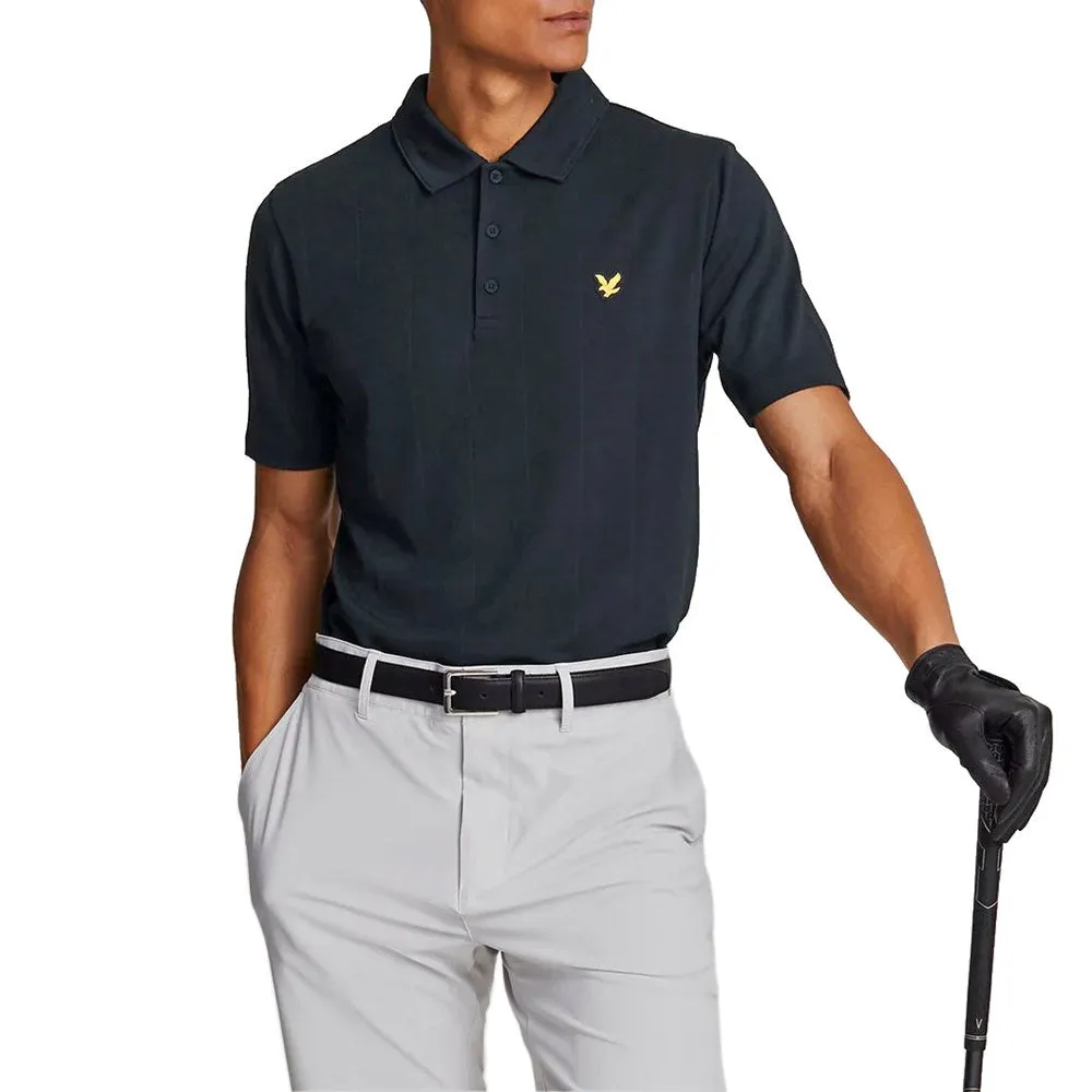 Smart Look Lyle & Scott Golf Grid Polo Shirt - Dark Navy