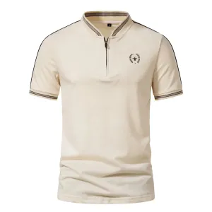 Fitted Wear West Louis? Summer Half Open Neck Polo Shirts