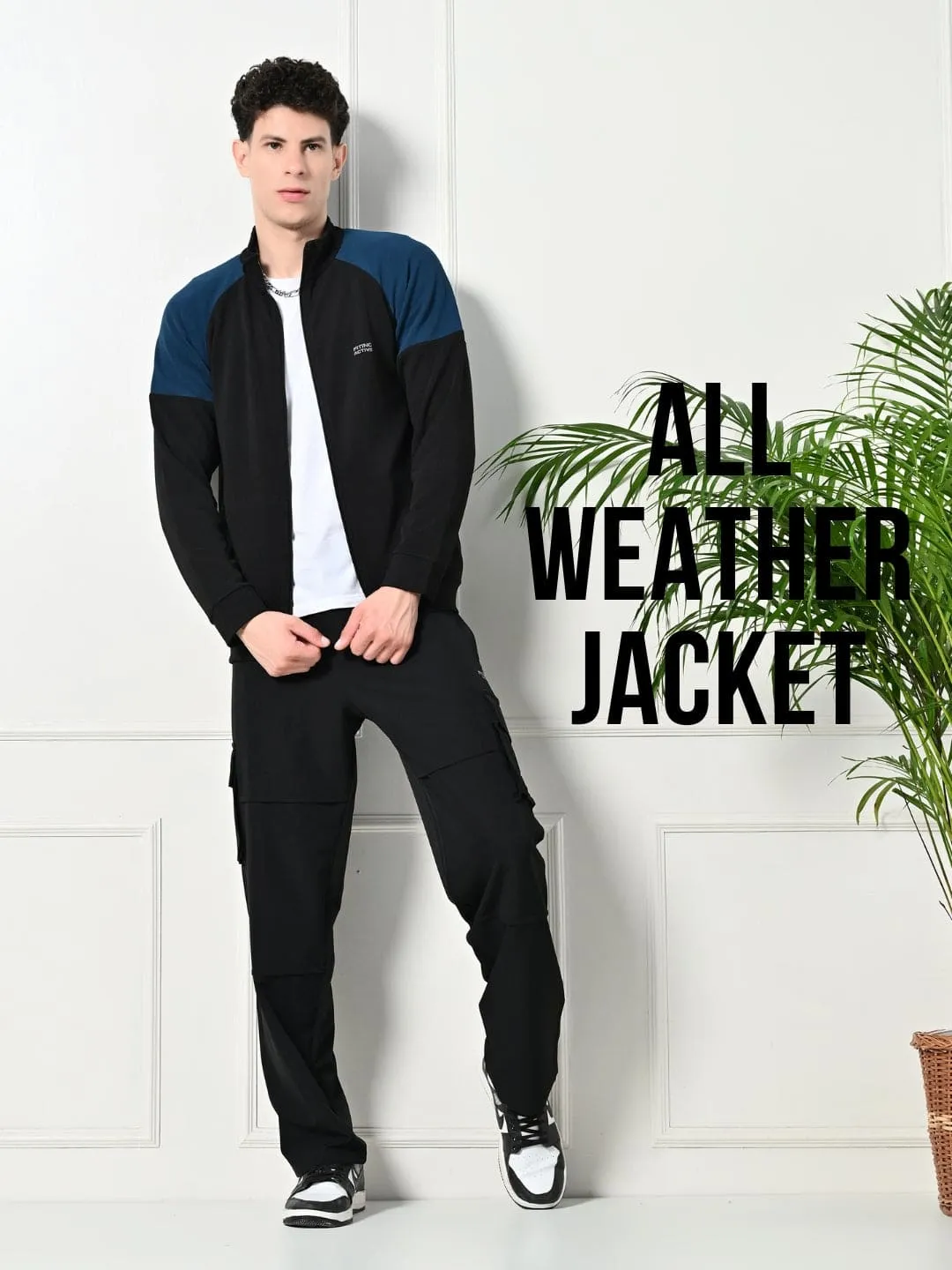 All-Season Black Durable Jacket Activewear Clothing