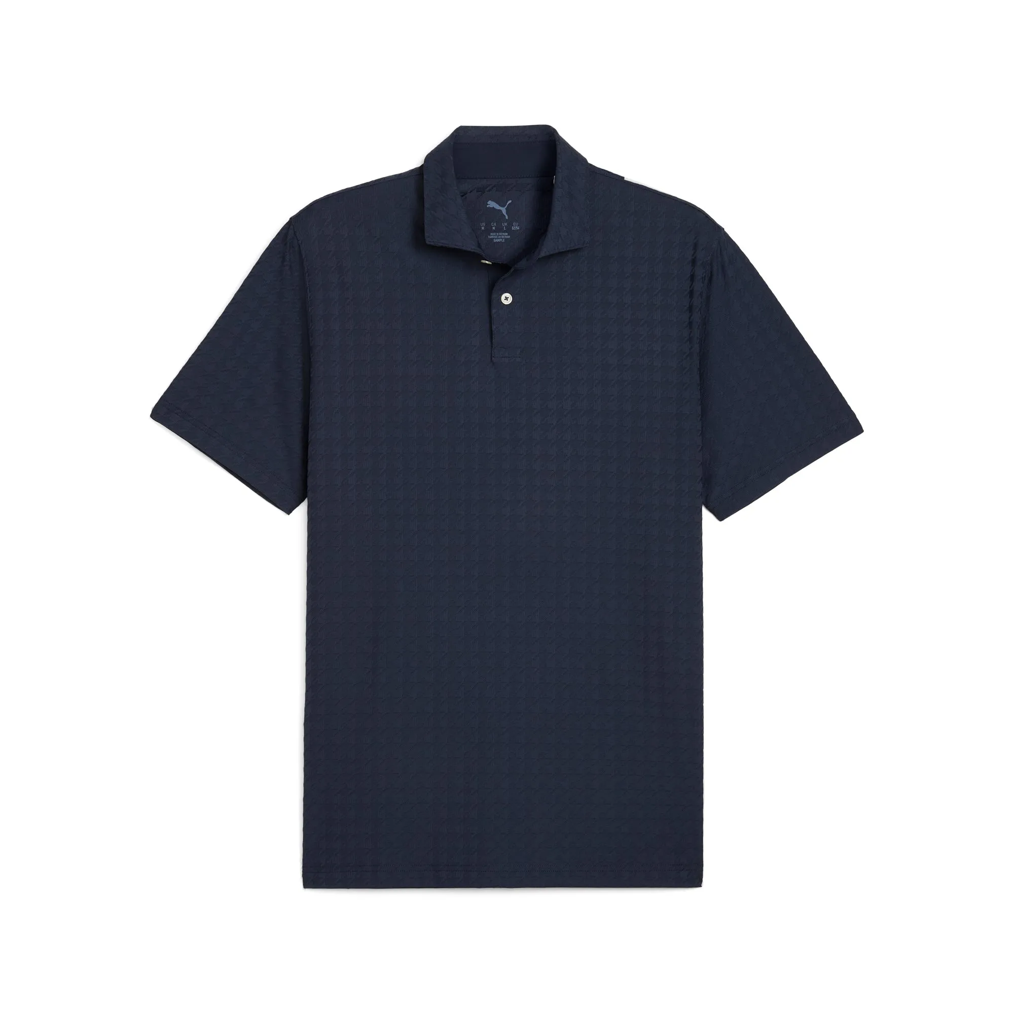 Perfect Look Trendy Appeal MATTR Houndstooth Golf Polo