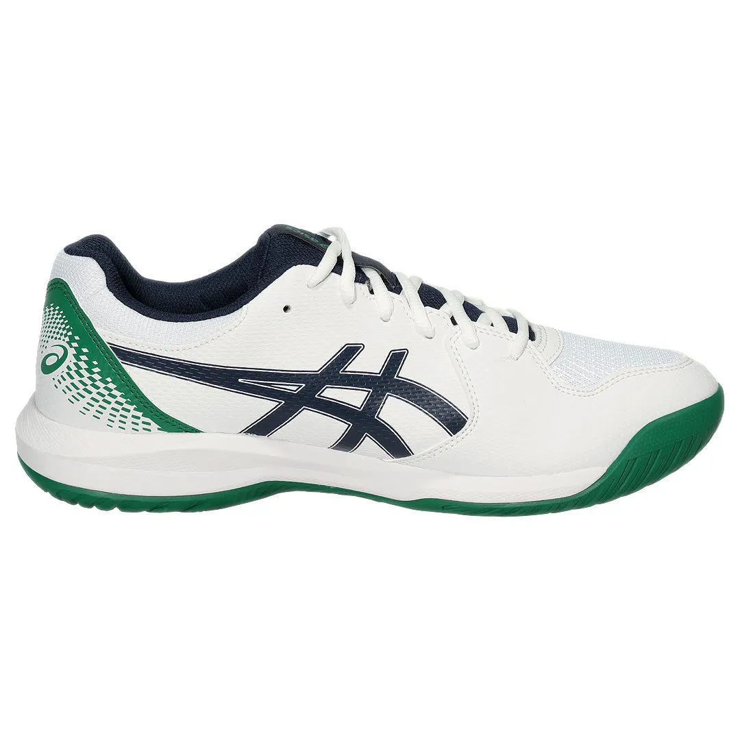Asics Men's Gel-Dedicate 8 - 2E Width - White/Midnight Slim Shape Everyday Use