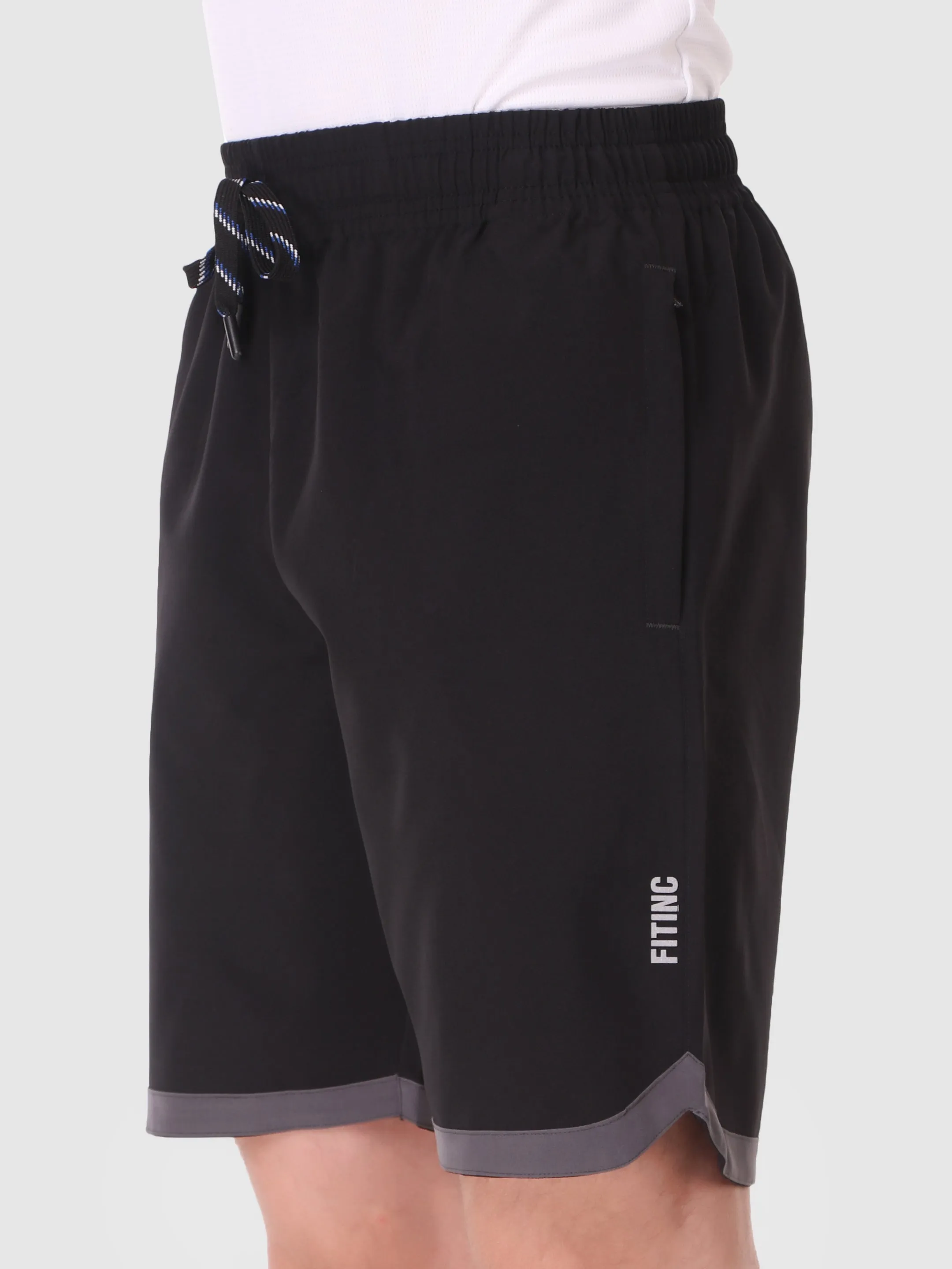 Men's Securely Pocketed Active Shorts - Black Fashion Forward