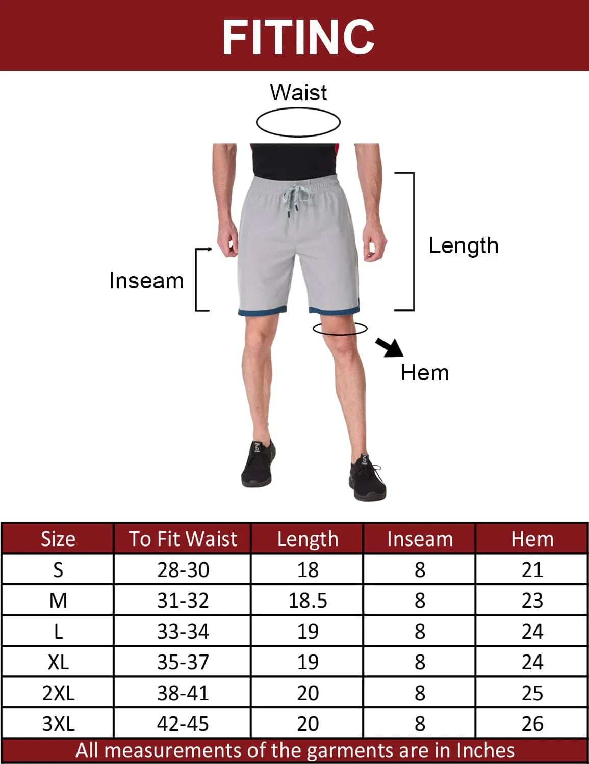 sports industry DoubleLayeredKnees Men's Securely Pocketed Active Shorts - Light Grey