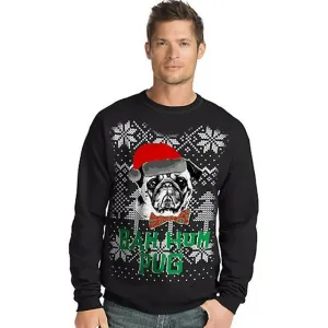 Hanes Black Christmas Sweater "Buh HumBug" Core Style Comfortable