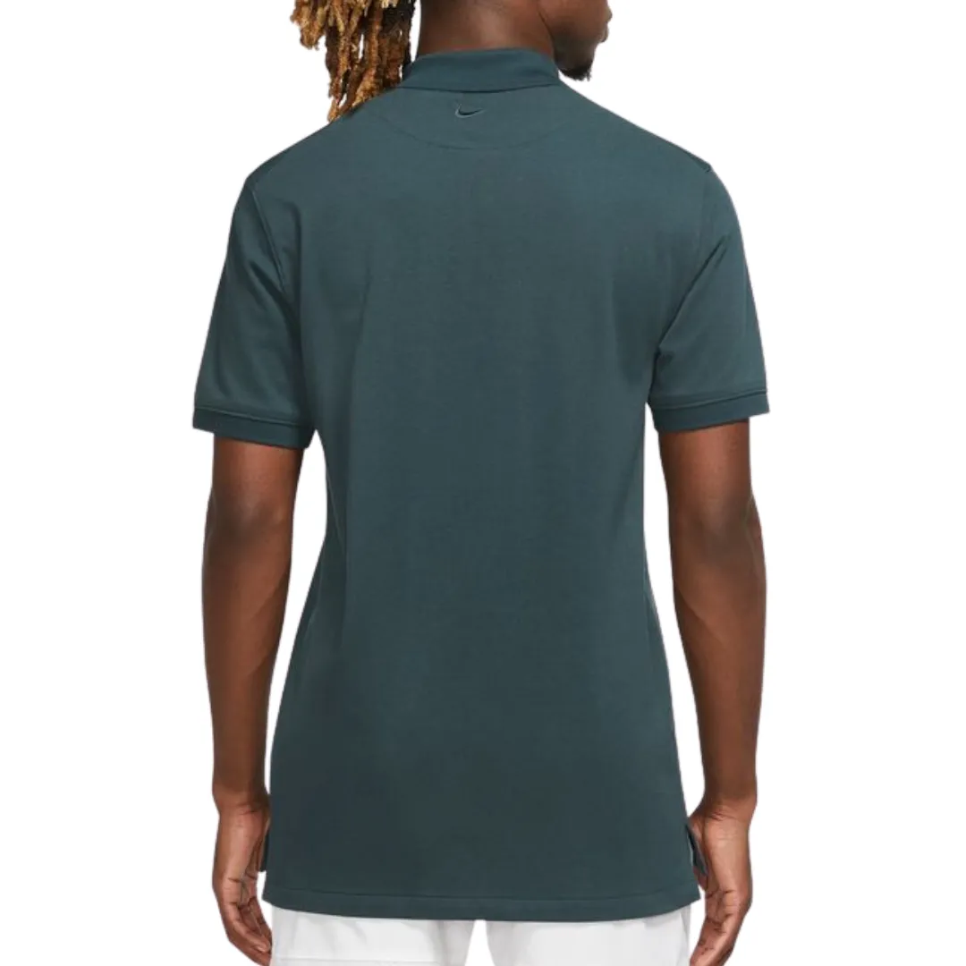Comfortable Wear Summer Party Nike Polo Rafa Men Slim-Fit Polo - Deep Jungle/Fireberry/Fireberry