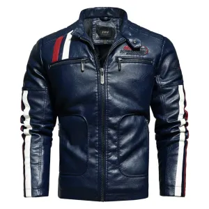 SoftTouchLining Bold Core West Louis? Moto Motorcycle Biker Leather Jacket