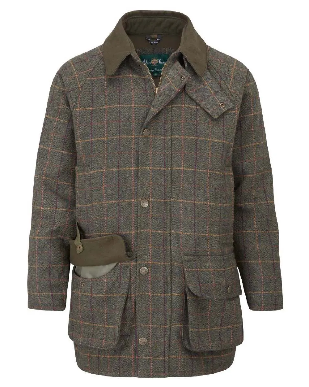 Alan Paine Rutland Waterproof Tweed Shooting Coat EcoFriendly Material LightweightDesign