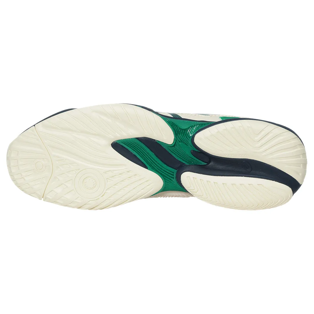 Asics Men's Court FF 3 - Cream/Jasper Green Orthotic Friendly Insoles