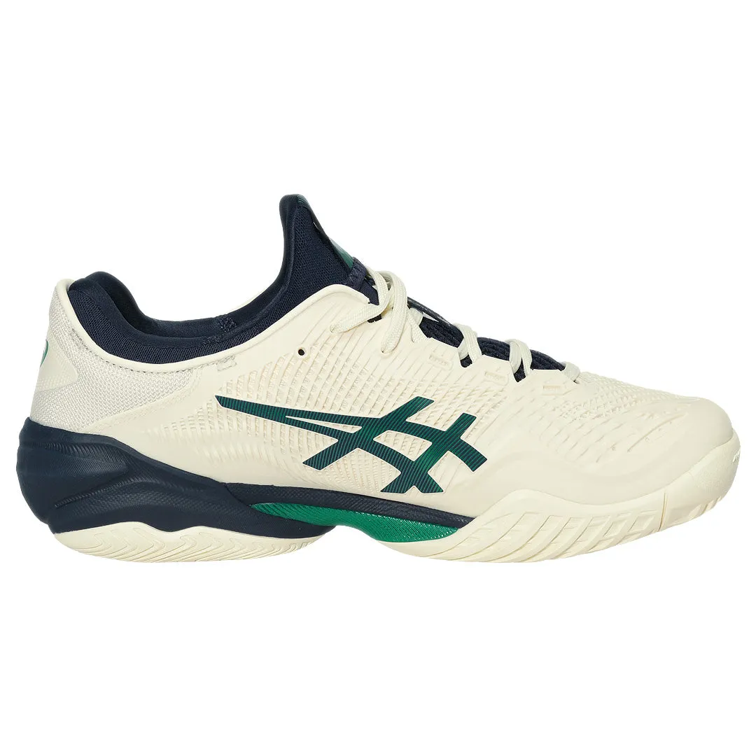 Asics Men's Court FF 3 - Cream/Jasper Green Sport Mode