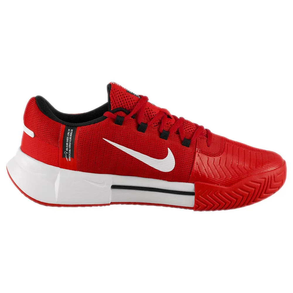 Water resistant upper Nike Men's Air Zoom GP Challenge 1 - University Red/White