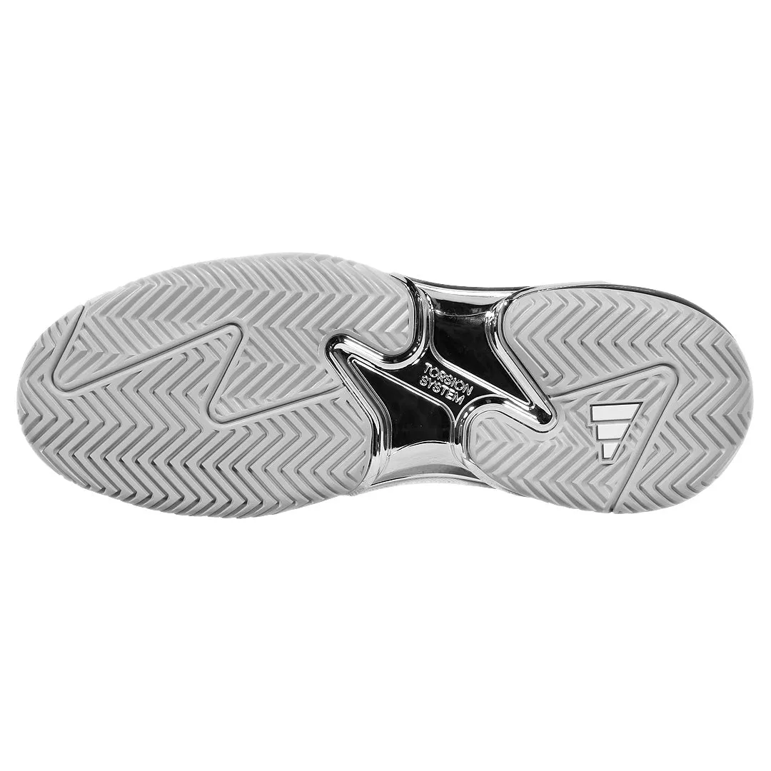 Ventilated Tongue Comfort Walk adidas Men's Barricade 13 - Silver Metallic/Dash Grey