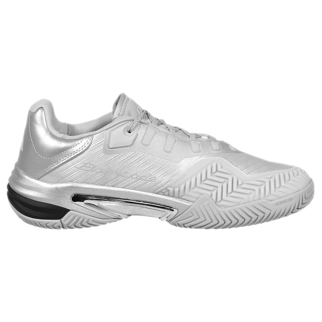 Responsive cushioning adidas Men's Barricade 13 - Silver Metallic/Dash Grey