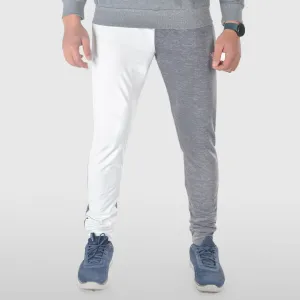 OdorResistantTreatment Men bicolored sweatpants- White-Grey