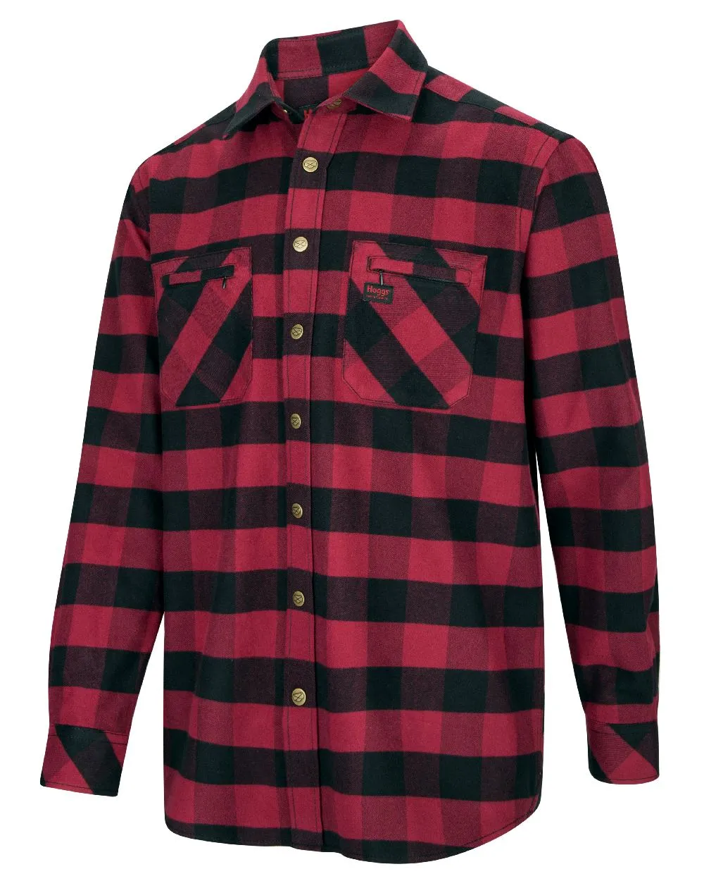 Holiday Outfit Breathable back panel Hoggs of Fife Tentsmuir Flannel Shirt