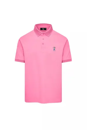 Breathable Mesh Panels Pique Golf Polo