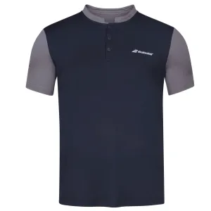 Polished Wear Gym To Office Babolat Play Polo Men's Tee - Black/Black