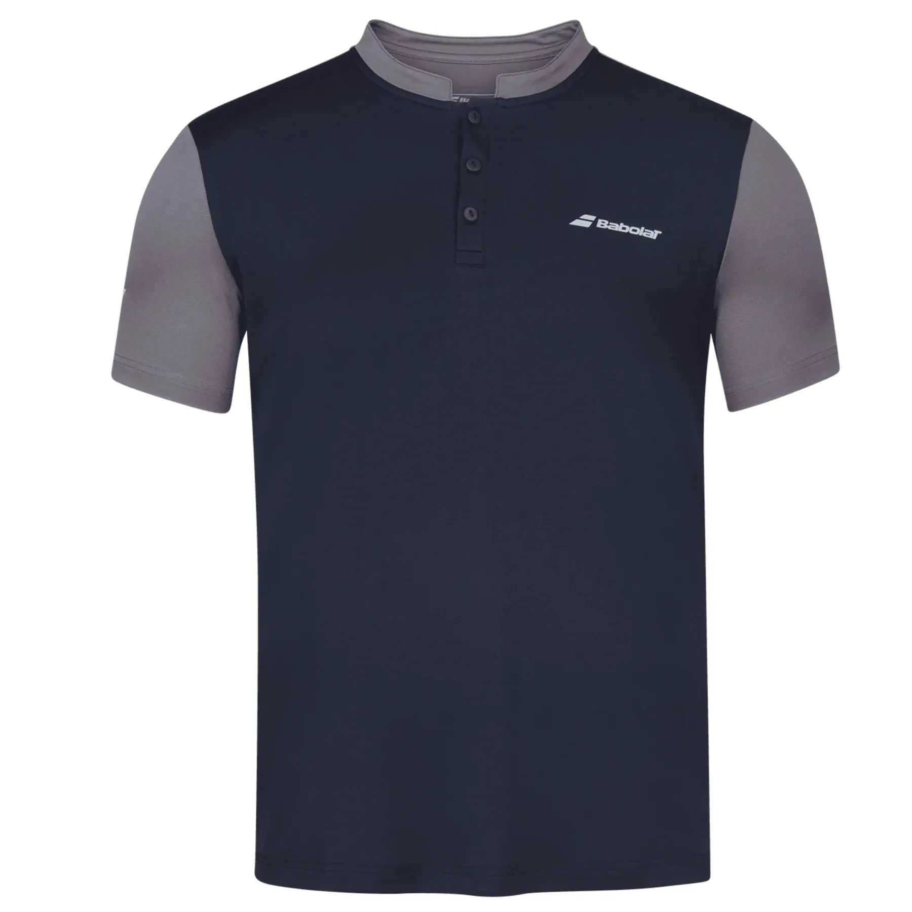Polished Wear Gym To Office Babolat Play Polo Men's Tee - Black/Black