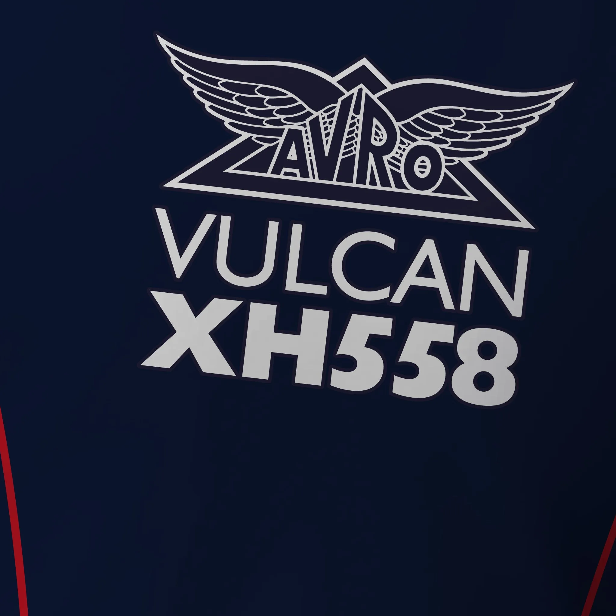Vulcan to the Sky (Avro Vulcan XH558) - Full Zip Embroidered Hoodie Simple Hoodie