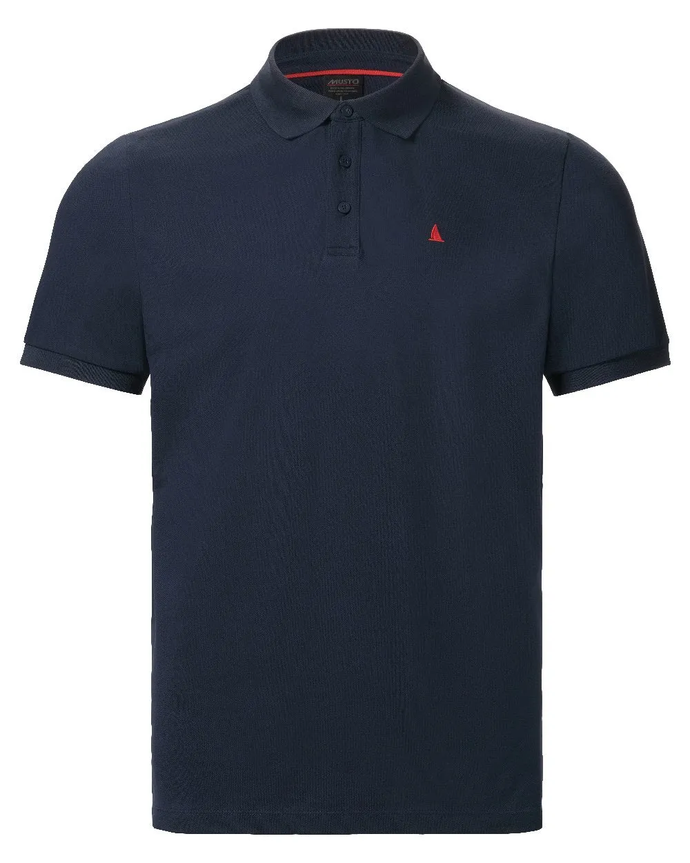 Musto Mens Original Short Sleeve Polo Shirt Reinforced Stitching Sleek Design