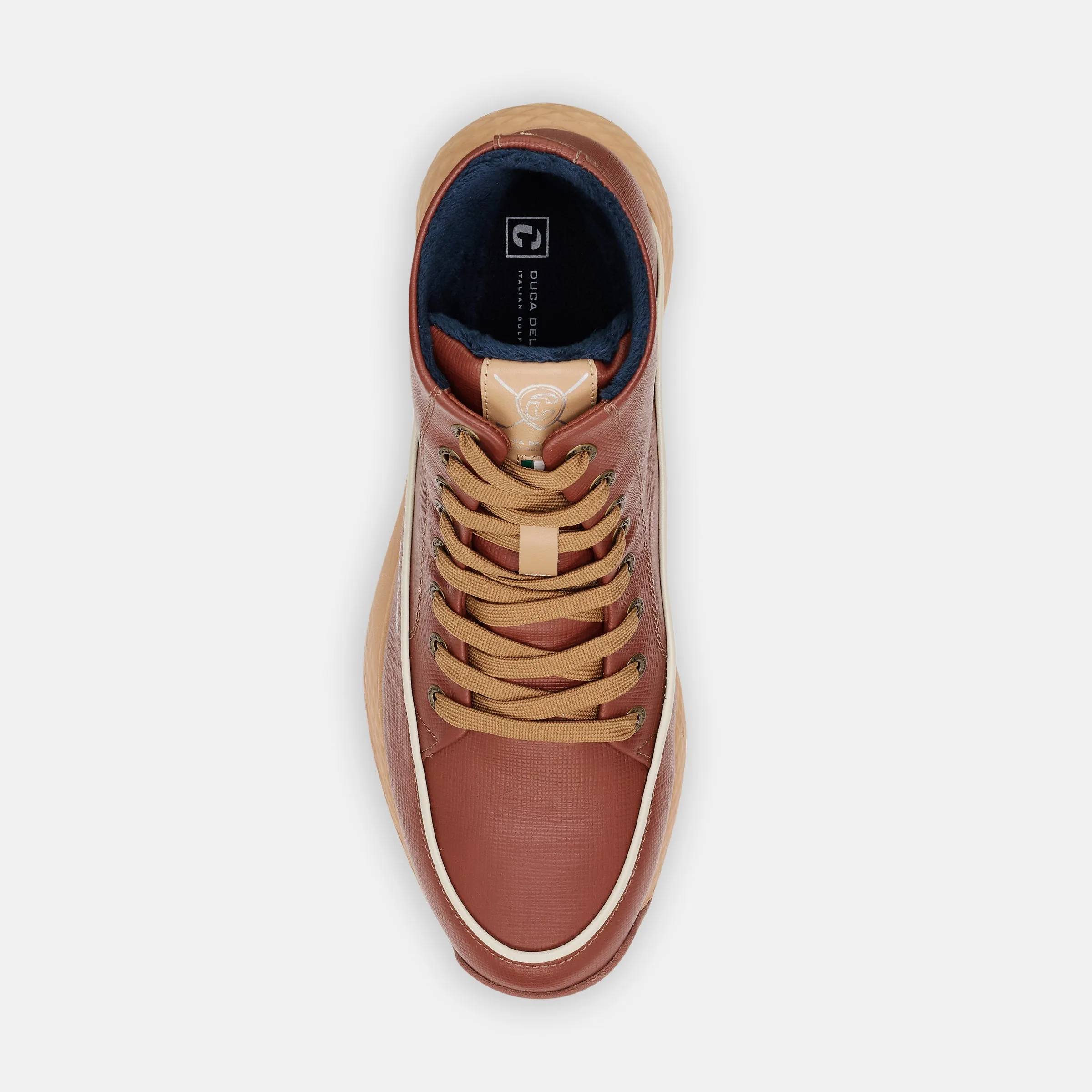 No Laces Slip Resistant Sole Prato - Cognac