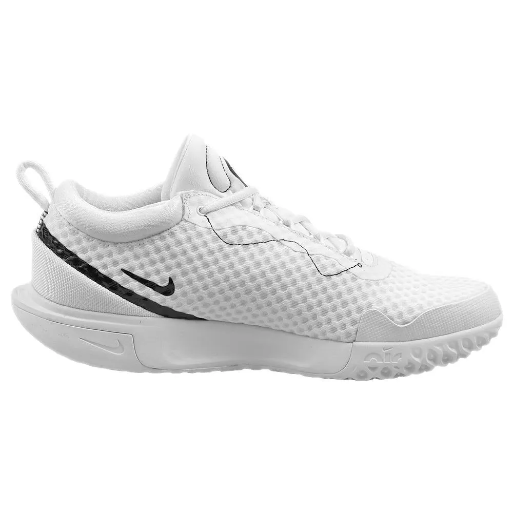 Nike Men's Court Zoom Pro - White/Black Slip Resistant