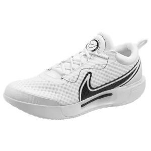 Nike Men's Court Zoom Pro - White/Black Energy Return Cushioning Breathable Lining