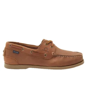 Chatham Mens Galley II Leather Boat Shoes Buckle Fit