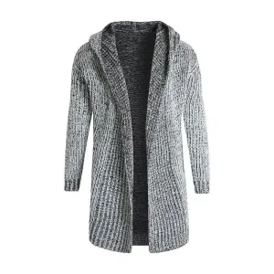 West Louis? Knitted Loose Sweater Cardigan Rich Tone