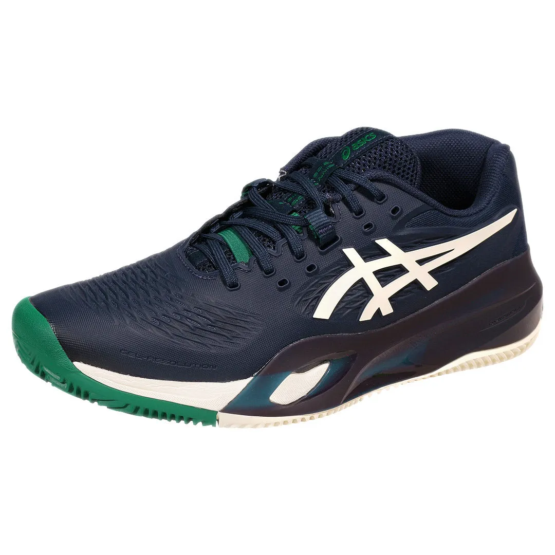 Energy Return System Asics Men's Gel-Resolution X - Clay - Midnight/Cream