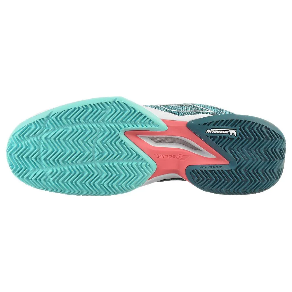 footbed comfort Anti Slip Outsole Babolat Men's Jet Mach III - Clay - Angel Blue