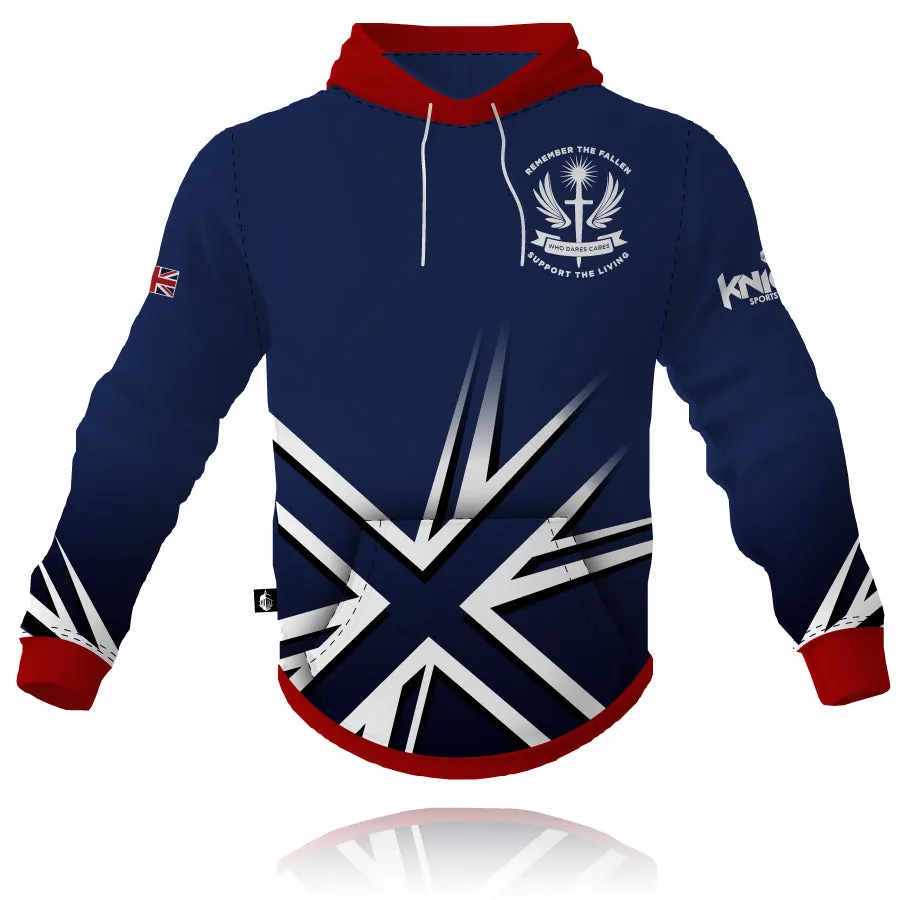 Who Dares Cares 2025 - Tech Hoodie Sporty Look