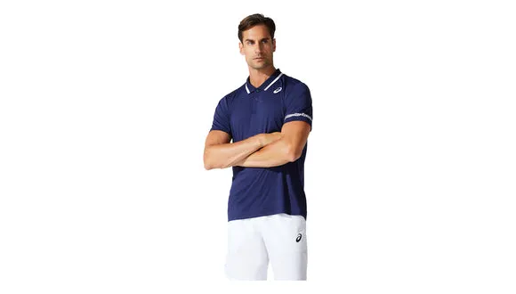 AntiFade Technology premium design Asics Court Polo - Peacoat