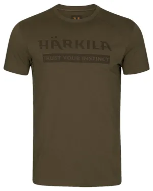 Harkila Logo Short Sleeve T-Shirt Cozy Style Simple and Relaxed