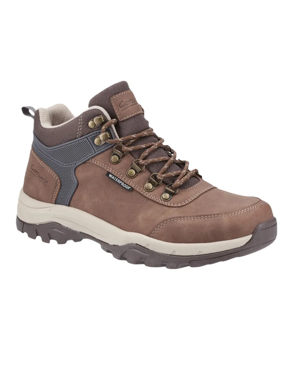 Cotswold Mens Overbury Hiking Boots Wear Resistant Outsole Supportive