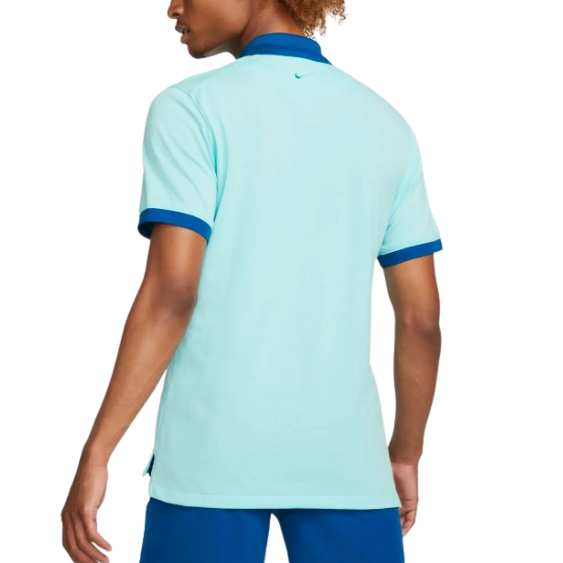 Nike Polo Rafa Men Slim-Fit Polo - Copa/Court Blue/Court Blue Soft Cotton Golf Clubhouse