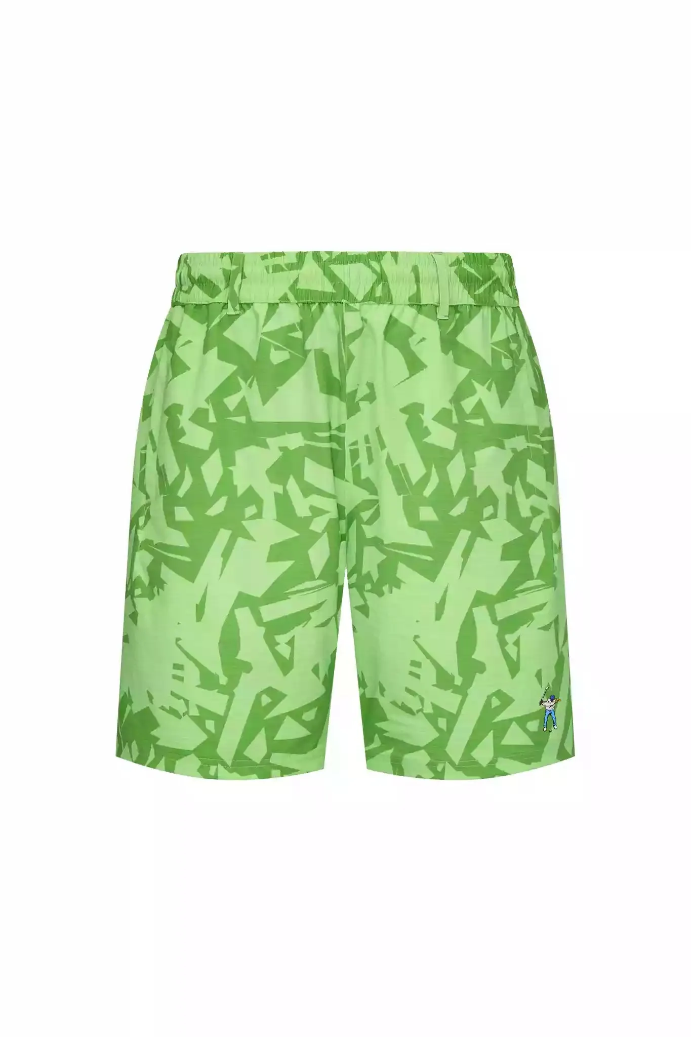 Abrasion Resistant Material Shatter Print Crossover Short