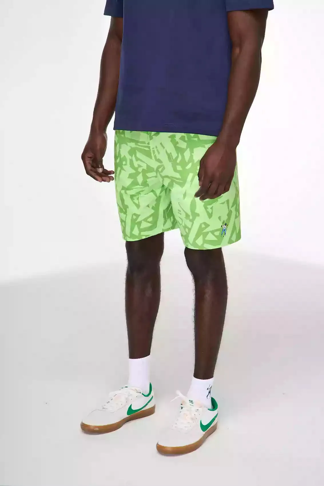 Shatter Print Crossover Short Durable Comfort
