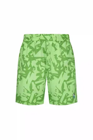 Abrasion Resistant Material Shatter Print Crossover Short