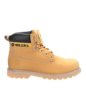 Amblers Mens Tavistock Lace Boots Ultra Light Cushioning