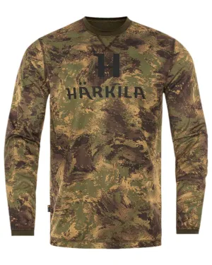 Harkila Deer Stalker Camo Long Sleeve T-Shirt product snowboarding suitable thrill Long Sleeves