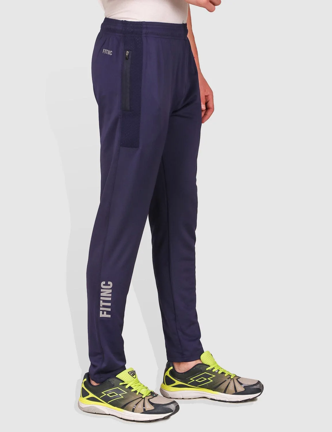 Tough Flex Fitinc Regular fit Navy Blue Activewear Trackpant