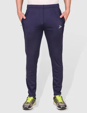 Hypoallergenic fabric Fitinc Regular fit Navy Blue Activewear Trackpant